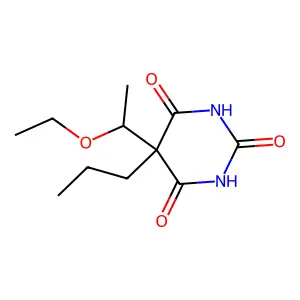 Barbituric acid, 5-(1-ethoxyethyl)-5-propyl- structure