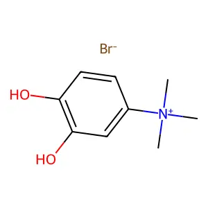 2-Hydroxy-5-(trimethylazaniumyl)phenolate--hydrogen bromide (1/1) structure
