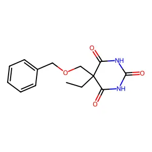 Barbituric acid, 5-(benzyloxymethyl)-5-ethyl- structure