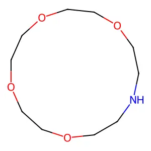1,4,7,10-Tetraoxa-13-azacyclopentadecane structure