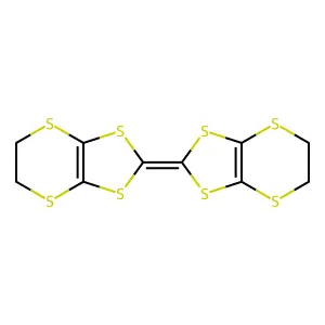 Bis(ethylenedithio)tetrathiafulvalene structure