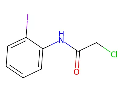 2-chloro-N-(2-iodophenyl)acetamide structure