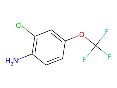 2-Chloro-4-(trifluoromethoxy)aniline structure