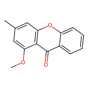 9H-Xanthen-9-one, 1-methoxy-3-methyl- structure