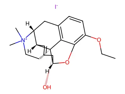 Ethylmorphine methiodide structure
