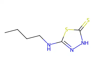 5-(Butylamino)-1,3,4-thiadiazole-2-thiol structure