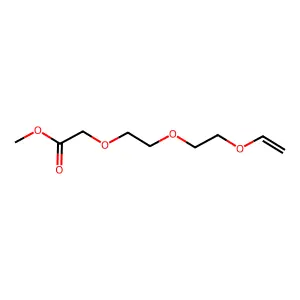 Acetic acid, 2-(2-(2-vinyloxy)ethoxy)ethoxy-, methyl ester structure