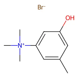3-Methyl-5-(trimethylazaniumyl)phenolate--hydrogen bromide (1/1) structure