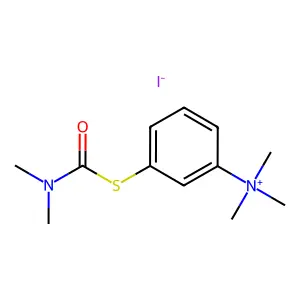 Ammonium, (3-mercaptophenyl)trimethyl-, iodide, dimethylcarbamate (ester) structure