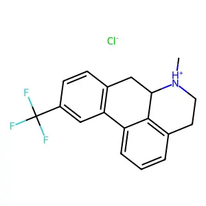 Aporphine, 10-trifluoromethyl-, hydrochloride structure