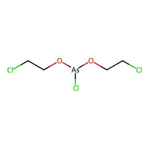 Arsine, bis(2-chloroethoxy)chloro- structure