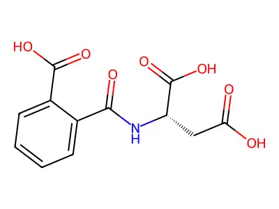 Aspartic acid, N-phthaloyl-L- structure