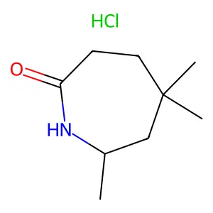2,4,4-Trimethyl-3,4,5,6-tetrahydro-2H-azepin-7-ol--hydrogen chloride (1/1) structure