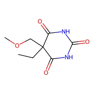 Barbituric acid, 5-ethyl-5-(methoxymethyl)- structure