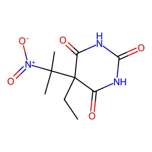 Barbituric acid, 5-ethyl-5-(1-methyl-1-nitroethyl)- structure