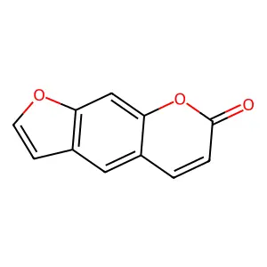 补骨脂素 structure