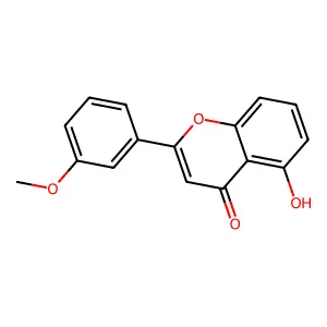 5-Hydroxy-3'-methoxyflavone structure