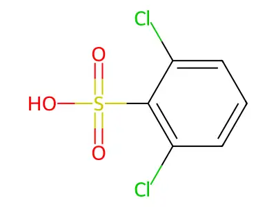 2,6-dichlorobenzenesulfonic Acid structure