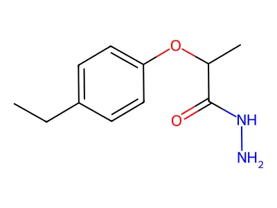 2-(4-Ethylphenoxy)propanohydrazide structure