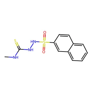 1-Methyl-3-(naphthalen-2-ylsulfonylamino)thiourea structure