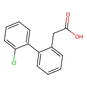 2-[2-(2-chlorophenyl)phenyl]acetic Acid structure