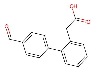2-[2-(4-基苯基)苯基]乙酸 structure