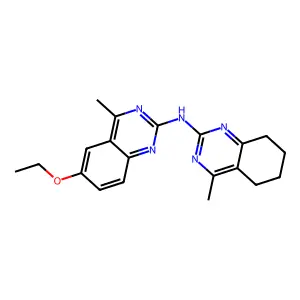 6-ethoxy-4-methyl-N-(4-methyl-5,6,7,8-tetrahydroquinazolin-2-yl)quinazolin-2-amine structure