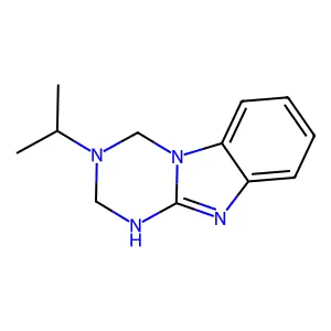 3-(Propan-2-yl)-1,2,3,4-tetrahydro[1,3,5]triazino[1,2-a]benzimidazole structure