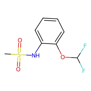 N-[2-(difluoromethoxy)phenyl]methanesulfonamide structure