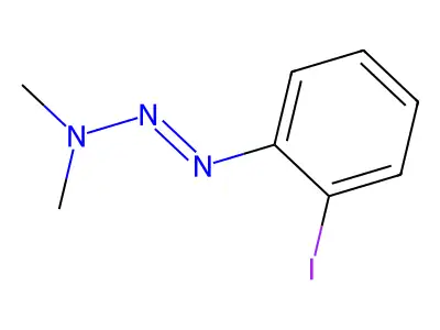 N-(2-Iodophenyl)diazenyl-N-methyl-methanamine structure