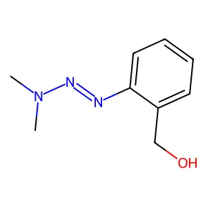 {2-[(1E)-3,3-Dimethyltriaz-1-en-1-yl]phenyl}methanol structure