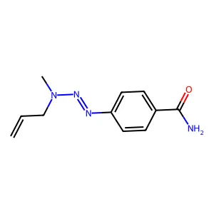 p-(3-Allyl-3-methyl-1-triazeno)benzamide structure