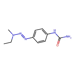 [4-[[Ethyl(methyl)amino]diazenyl]phenyl]urea structure