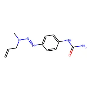 Urea, [4-[3-methyl-3-(2-propenyl)-1-triazenyl]phenyl]- structure