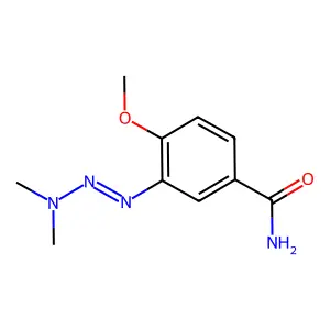 3-(3,3-Dimethyl-1-triazenyl)-4-methoxybenzamide structure