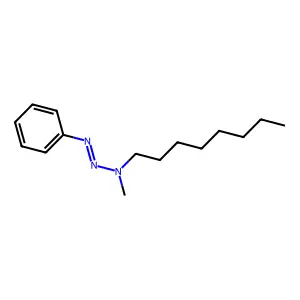 N-Methyl-N-phenyldiazenyl-octan-1-amine structure