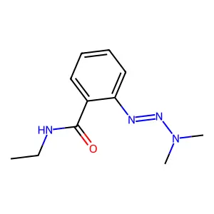 2-[(1E)-3,3-Dimethyltriaz-1-en-1-yl]-N-ethylbenzamide structure