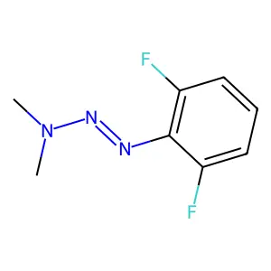 (1E)-1-(2,6-Difluorophenyl)-3,3-dimethyltriaz-1-ene structure
