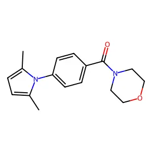 [4-(2,5-Dimethylpyrrol-1-yl)phenyl]-morpholin-4-ylmethanone structure