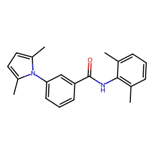 N-(2,6-dimethylphenyl)-3-(2,5-dimethylpyrrol-1-yl)benzamide structure