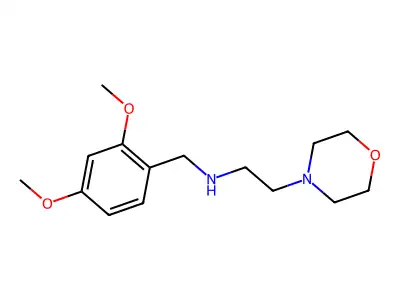 N-(2,4-dimethoxybenzyl)-2-(morpholin-4-yl)ethanamine structure