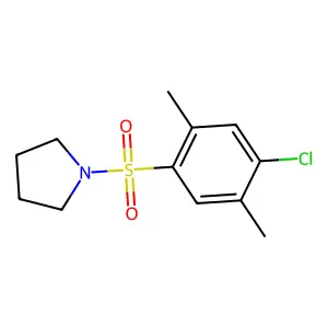 1-(4-Chloro-2,5-dimethylphenyl)sulfonylpyrrolidine structure
