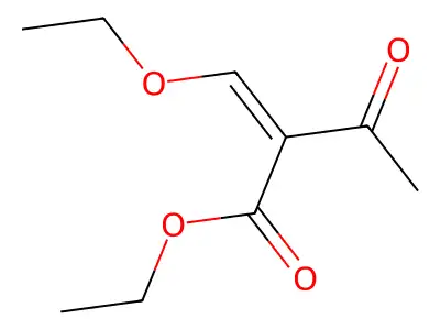 Ethyl 2-(ethoxymethylene)acetoacetate structure