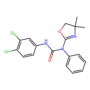 3-(3,4-Dichlorophenyl)-1-(4,4-dimethyl-4,5-dihydro-1,3-oxazol-2-yl)-1-phenylurea structure