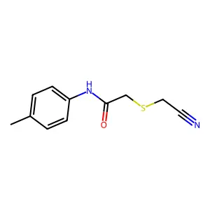 2-((Cyanomethyl)thio)-N-(p-tolyl)acetamide structure