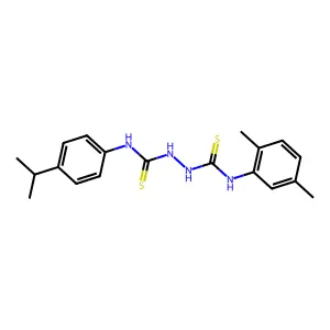 1-(2,5-Dimethylphenyl)-3-[(4-propan-2-ylphenyl)carbamothioylamino]thiourea structure