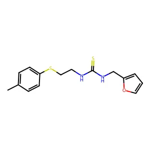1-(Furan-2-ylmethyl)-3-[2-(4-methylphenyl)sulfanylethyl]thiourea structure