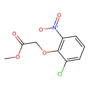 Methyl (2-chloro-6-nitrophenoxy)acetate structure