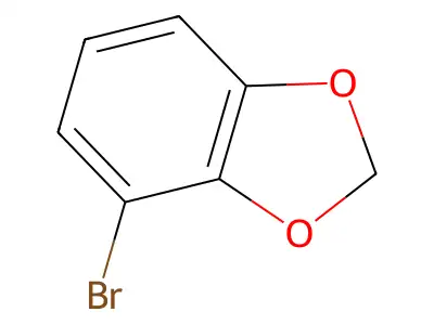 4-Bromo-1,3-benzodioxole structure