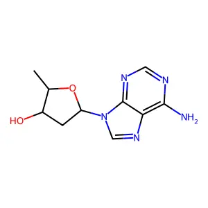 2',5'-二脱氧腺苷 structure